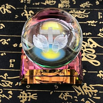 Amazon.co.jp: HIGHAWK クリスタル 十字架 香水瓶 水晶玉 クリア